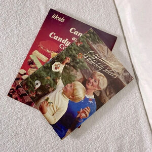 Vintage Cookbooks x2 Beautiful Holiday Ideas Candy & Candy  Molding